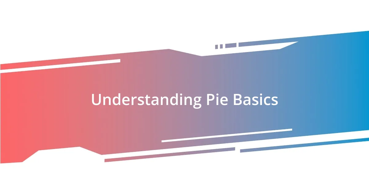 Understanding Pie Basics